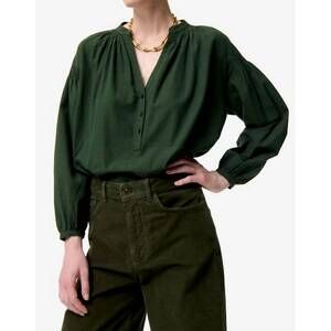 NEW VANESSABRUNO nipoa blouse in dark green